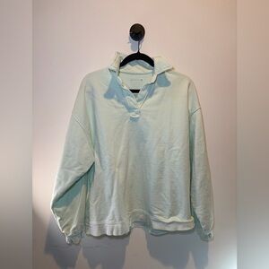 Daily Drills Women's V-Neck Pullover Sweater in Light Mint